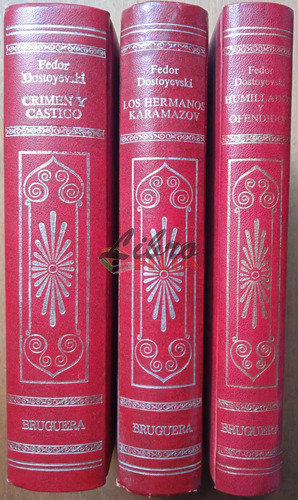 3 Novelas De Fedor Dostoyevski (1972) Ed Bruguera Pasta Dura