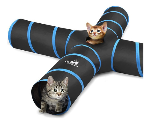 Pawaboo Cat Toys, Tubo De Tunel Para Gatos, Tuneles De 4 V