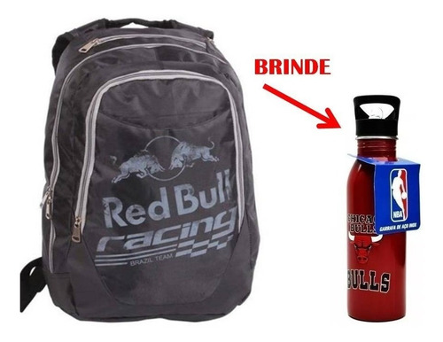 Mochila Red Bull Racing Notebook - 19837 + Brinde Nba