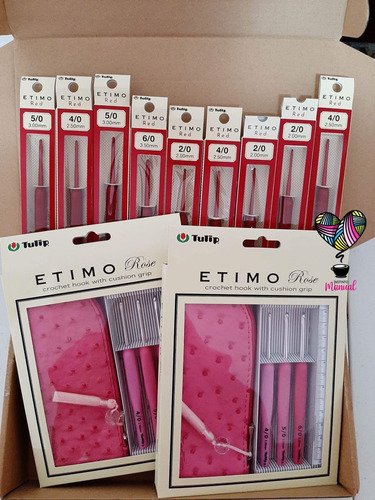 Gancho Para Crochet Tulip Etimo Rose (Usado)