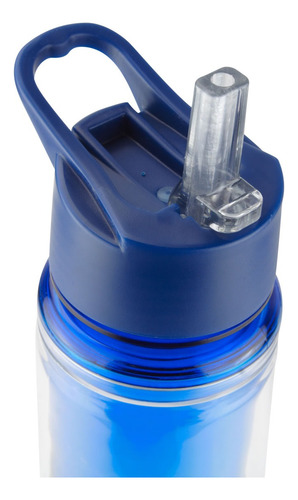 20 Pzs Botellas De Agua Con Asa Popote Y Cierre Rosca 610ml.