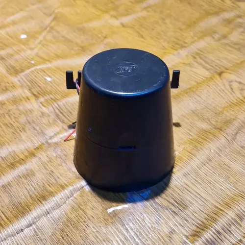 Sirene de Alarme 12V Morey Taty 120dB para Cercas e Incêndio Preta