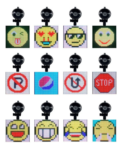 Pantalla Led Emojis Para Auto Led Screen Control Celular