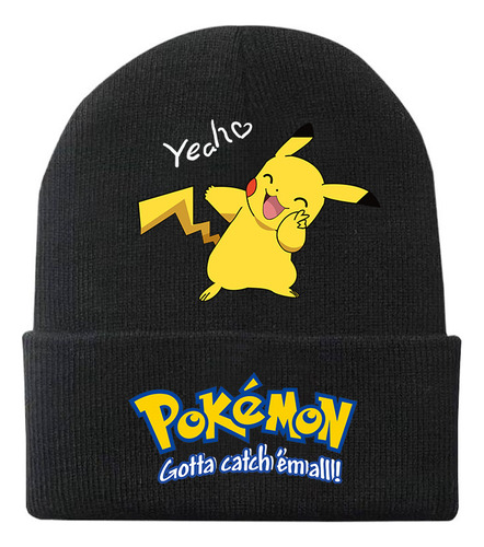 Gorro De Punto Cálido De Invierno, Gorro De Lana Con Estampa