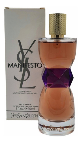 Imagen 1 de 1 de Manifesto Ysl Edp 90ml Tester Caja Blanca
