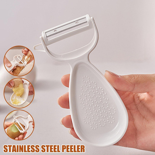 Pelador De Acero Inoxidable Pelador De Verduras Ergonómico D