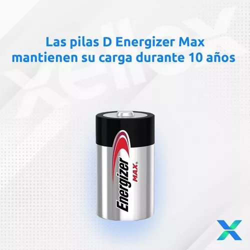 PILA ALCALINA TIPO D ENERGIZER MAX