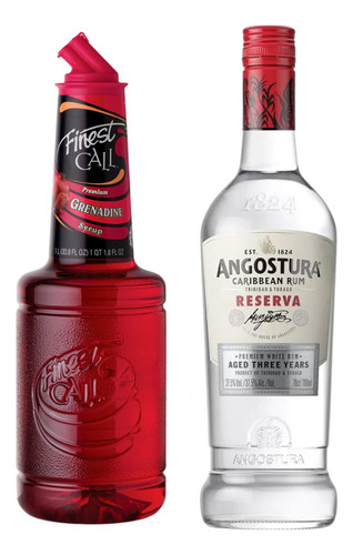 Ron Angostura 3 Años + Finest Call Granadina
