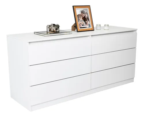 Cómoda Doble Asteria Blanco