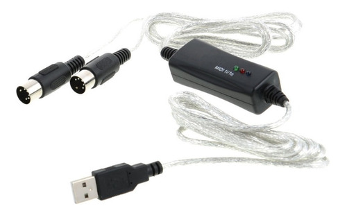 Cable Interface Prodipe Midi Usb 1in/1out Palermo