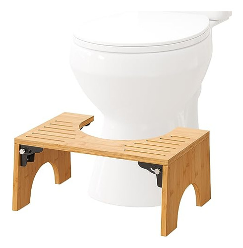 Taburete De Baño Filwh Taburete De Inodoro Plegable De 7,3 P