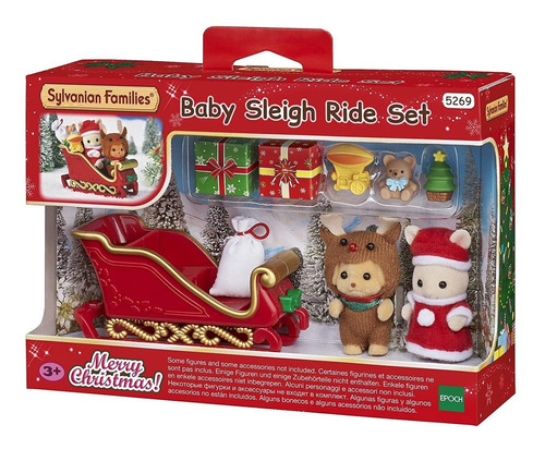 Sylvanian Families Baby Sleigh Ride + Accesorios Febo