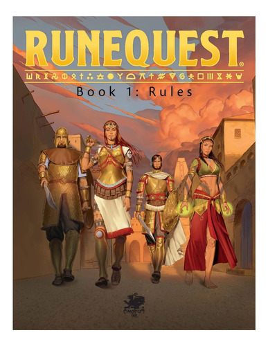 Juego De Rol Chaosium Runequest Starter Set En Inglés