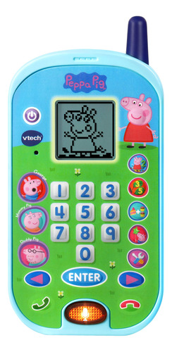 Vtech Teléfono De Aprendizaje De Peppa Pig Lets Chat