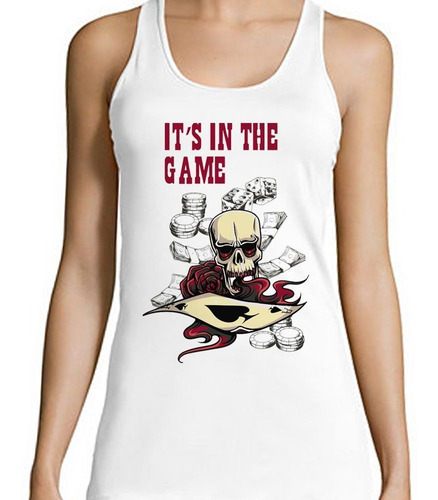 Musculosa Its In The Game Skull Juegos Apuestas