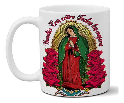 Taza De Cerámica  Virgen De Guadalupe Diseño Exclusivo Art G
