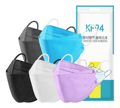 50 100pcs Kf94 Face Protective Mask For Adult Premium