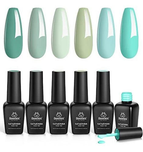 Escarabajos Gel Pulido De Uñas Kit- 6 Colores Sirena M34hu