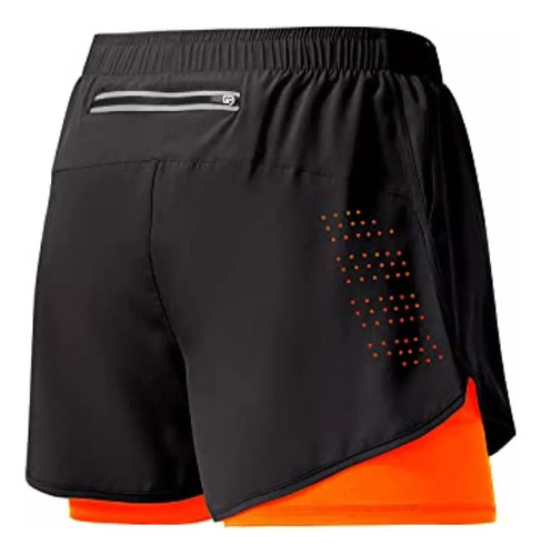 Pantalones Cortos Deportivos 2 En 1 Para Correr Para Hombre