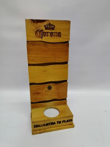 Base Para Corona En Madera Granadillo Y Lamina Original Mesa