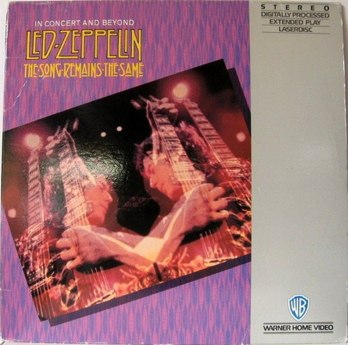 Led Zeppelin The Song Remains The Same - Laserdisc  Pelìcula