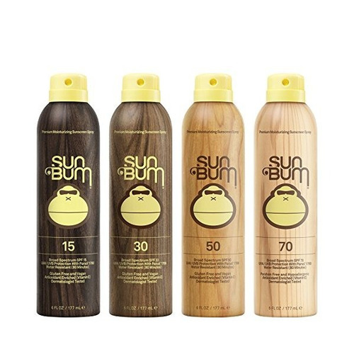 Aerosol Sun Bum Hidratante Protector Solar, Spf 15, 6 Oz Bot