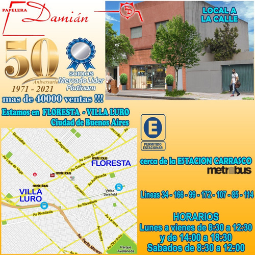 Imagen 3 de 4 de Revistero Plastico Plana Azul Pack 25 Unidades