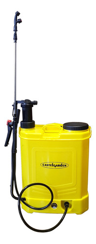 Pulverizador Fumigador Mochila A Bateria 20l Castelgarden Color Amarillo