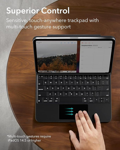 Teclado Magic Keyboard Español Para iPad 11th Generacion A16