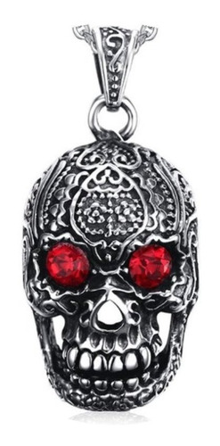 Dije Colgante Cráneo Calavera Acero Inoxidable Unisex Dr3