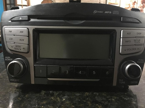 Radio Som Cd Player Original Hyundai Ix35 2010 2011 6 Discos