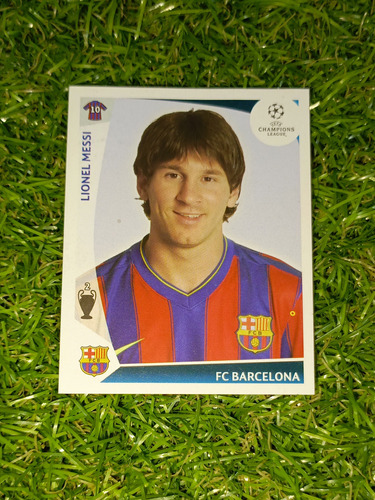 Cv Lionel Messi 2009 Panini Stickers Uefa Barcelona Fc 