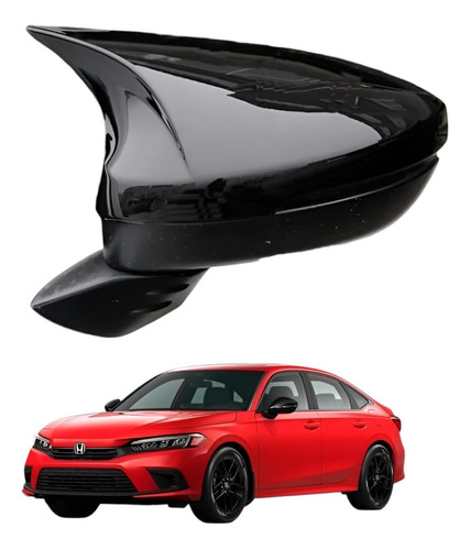 Cubierta Deportiva Retrovisor Lateral Honda Civic 2022 2023