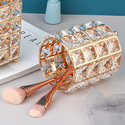 Herramienta De Maquillaje Storage Brush Pot, De Cristal Nór