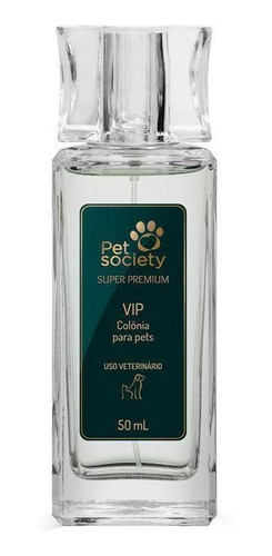 Colônia Pet Society Super Premium Vip Cães E Gatos 50ml