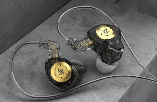 Imagen 4 de 7 de Kz Edx Pro Audifonos Con Micro + Estuche In Ear Negro