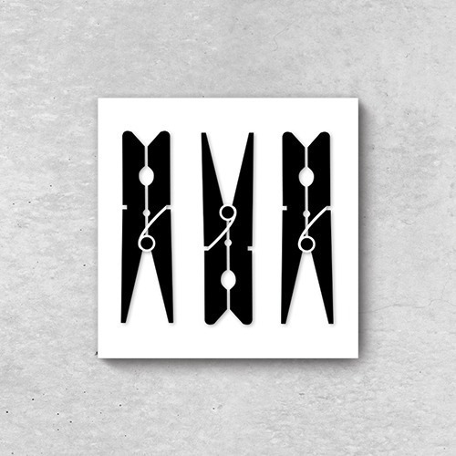 Kit 4 Quadros Decorativos Lavanderia Casa Sala Placas