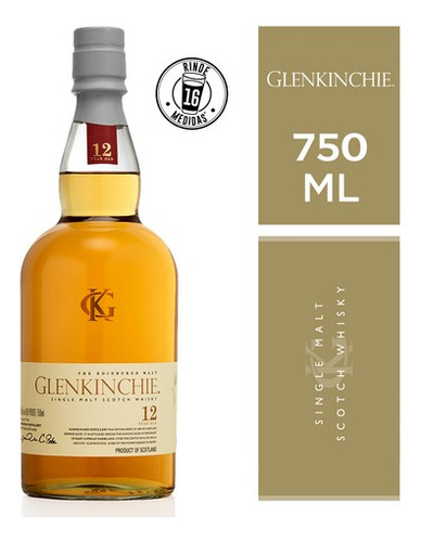 Glenkinchie Whisky 12 Años   750cc