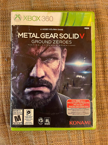 Metal Gear Solid 5 Ground Zeroes Para Xbox 360 * Pasti Games