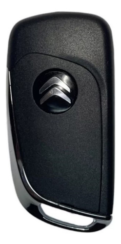 Capa Carcaça Chave Canivete Citroen Led Azul - Compatível C3, C4, Pallas - 3 Botões, Design Moderno