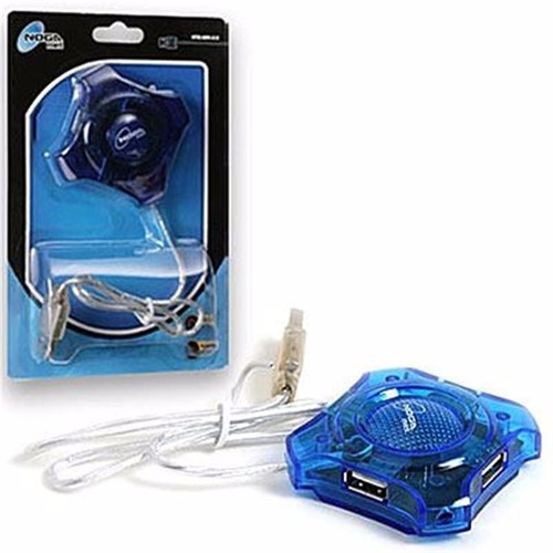 Multiplica Hub Usb 2.0 Con 4 Puertos Htq-uh4 2.0 Noga Lelab
