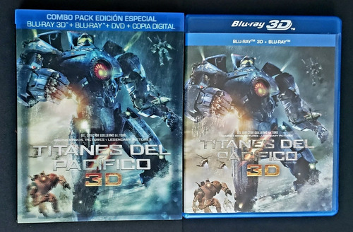 Titanes Del Pacifico 3d + Slipcover Blu-ray 