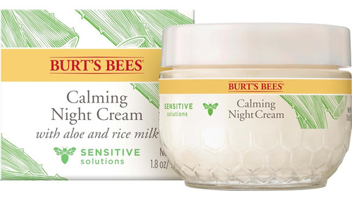 Burt.s Bees Night Cream Para Pieles Sensibles, 1.8 Onzas