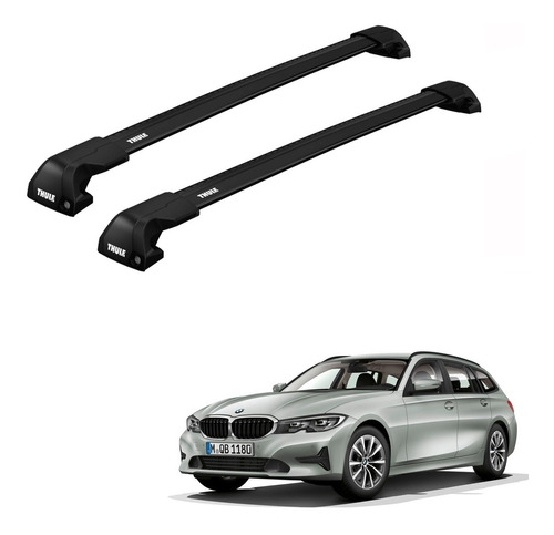 Rack Bagageiro Thule Evo Edge Bmw Série 3 Touring 12 Diante