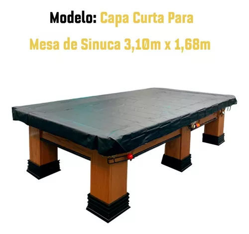 Capa Longa Para Mesa De Sinuca Bilhar Snooker 2,30m X 1,25m