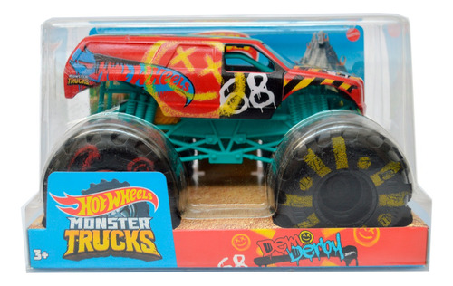 Monster Trucks Hot Wheels Demo Derby Metal 1:24