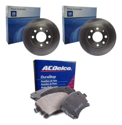 Kit Disco Freio Solido Dianteiro + Pastilha E Dot4 Celta