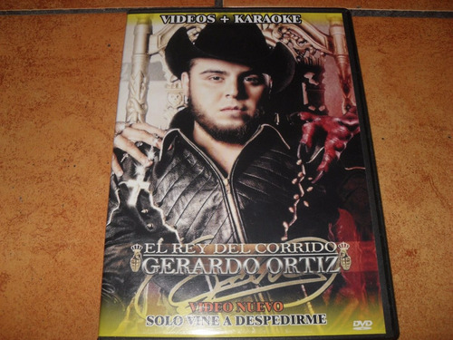 Gerardo Ortiz El Rey Del Corrido  Dvd Video Mas Kareoke