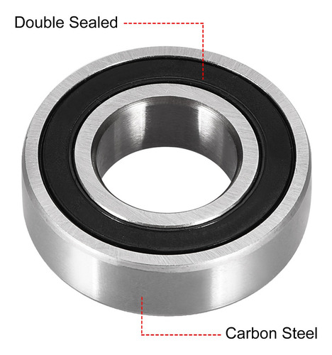 Motocicleta Balero 6003-2rss 17 Mm X 35 Mm X 10 Mm Z1 10 Uni