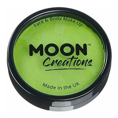 Moon Creations Pro Face & Body Paint Cake Pots Light Green -